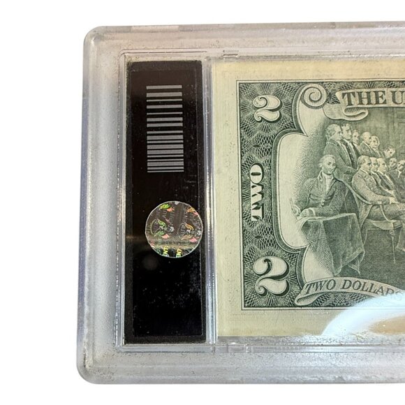 Mercury-Atlas 6 Friendship 7 $2 Note In Protective Case - Authenticated & Uncirc - Picture 3 of 6